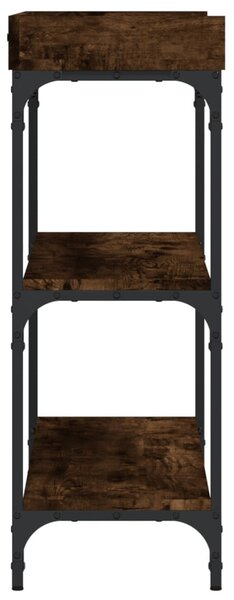 Sonoma tölgy színű tálalóasztal polcokkal 100 x 30 x 80 cm