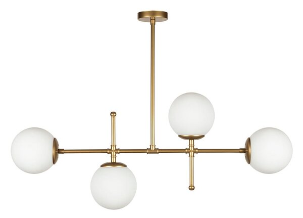 Kruva aranyszínű függőlámpa, magasság 57 cm - Squid Lighting
