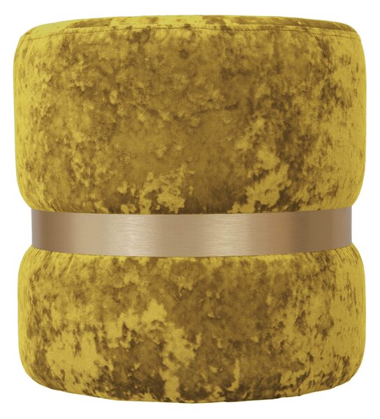 Ring puff - arany gyűrű - E51 - sárga bársony