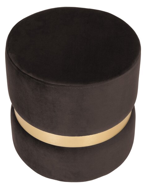 Ring puff - arany gyűrű - H48 - barna bársony