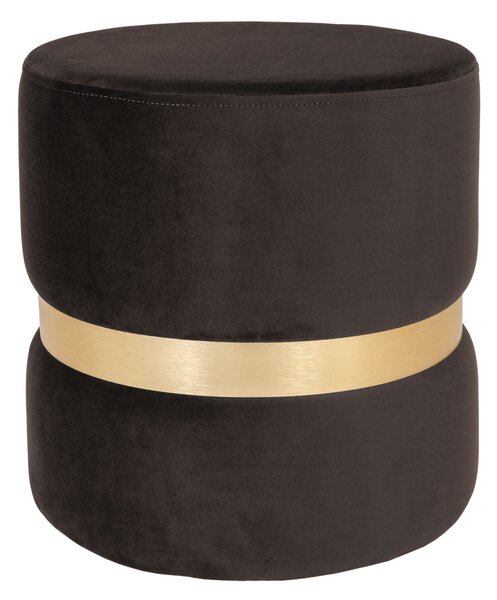 Ring puff - arany gyűrű - H48 - barna bársony