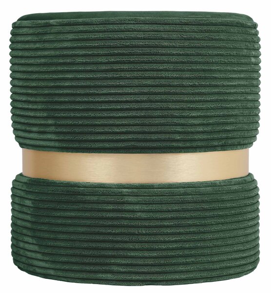 Ring puff - arany gyűrű - L56 - zöld bársony