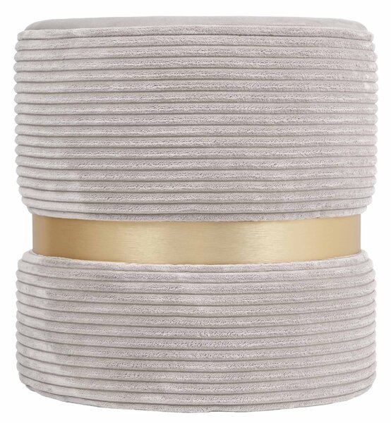 Ring puff - arany gyűrű - L06 - krém bársony