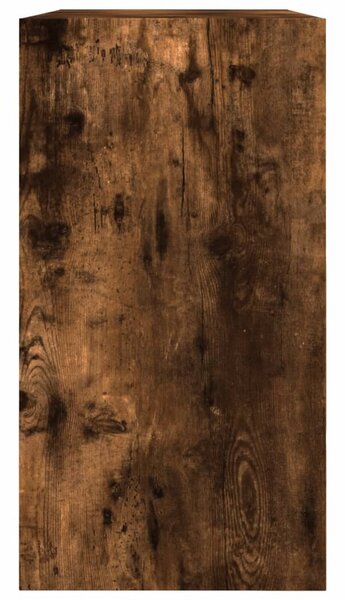 Füstös tölgy színű szerelt fa cipőszekrény 80 x 34 x 63 cm