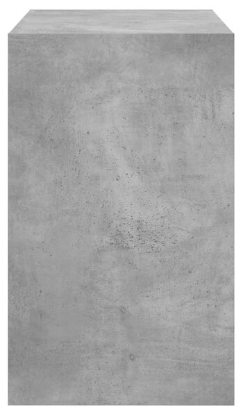 Betonszürke szerelt fa cipőszekrény 80x42x69 cm