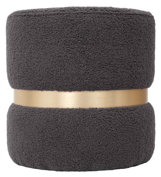 Ring puff - arany gyűrű - T03 szürke szövet