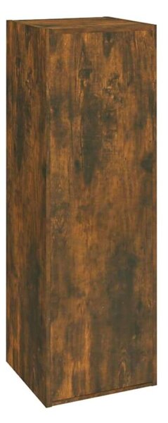 VidaXL 2 db füstös tölgy színű szerelt fa TV-szekrény 30,5x30x90 cm