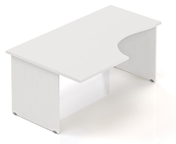 Visio ergonomikus asztal 160 x 100 cm, bal, fehér