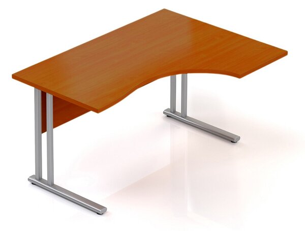 Visio ergonomikus asztal 140 x 100 cm, jobb, cseresznye