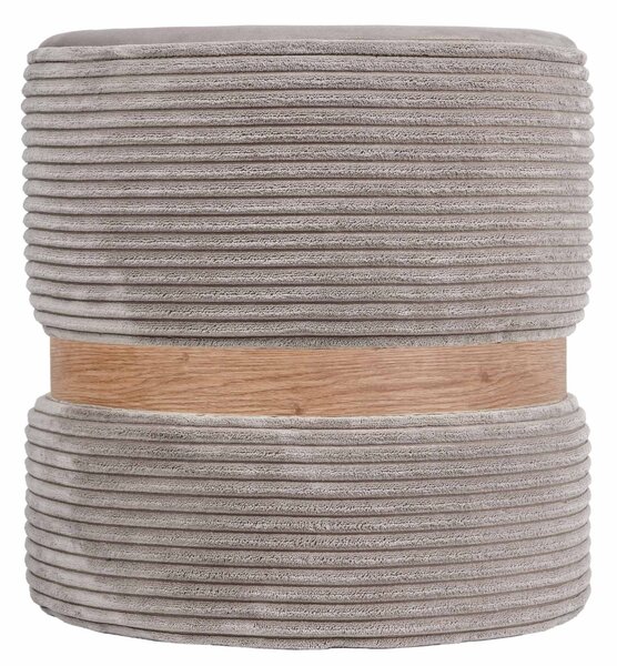 Ring puff - tölgy gyűrű - L46 - barna bársony
