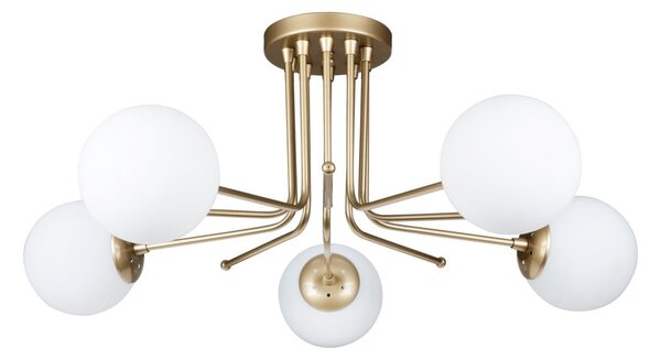 Star aranyszínű mennyezeti lámpa, magasság 34 cm - Squid Lighting
