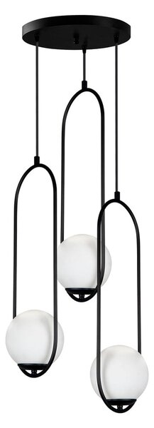 Arch fekete függőlámpa, magasság 146 cm - Squid Lighting