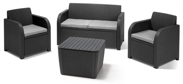 Keter rattan kerti bútorszett 247294