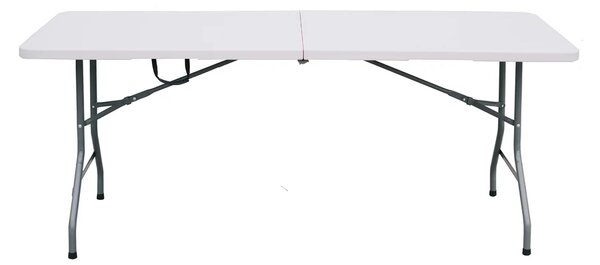 Patio összecsukható asztal fehér 180x70 cm