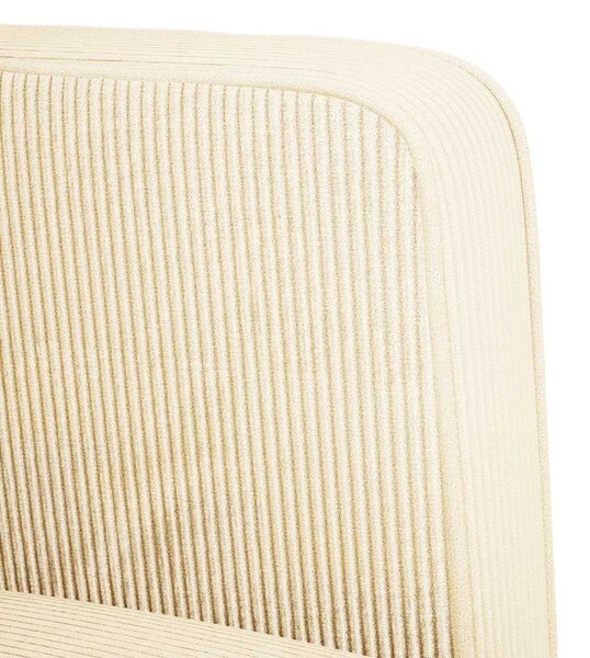 Krém kordbársony szövet loveseat kanapé 109 cm