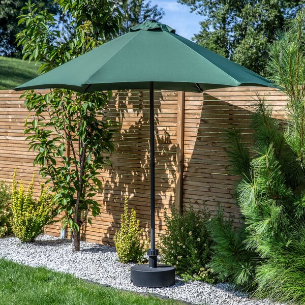 Patio acél napernyő 2,5m zöld