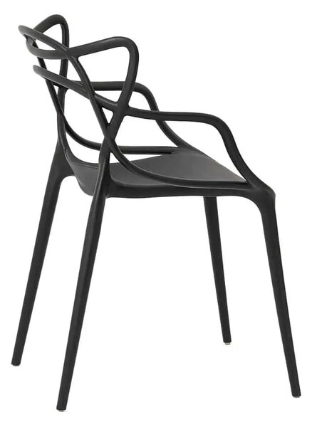Modern Split szék - fekete szett x4