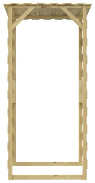 3 db impregnált fenyőfa pergola tetővel 100 x 90 x 200 cm