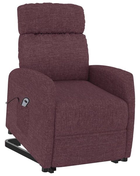 Lila szövet felállást segítő fotel