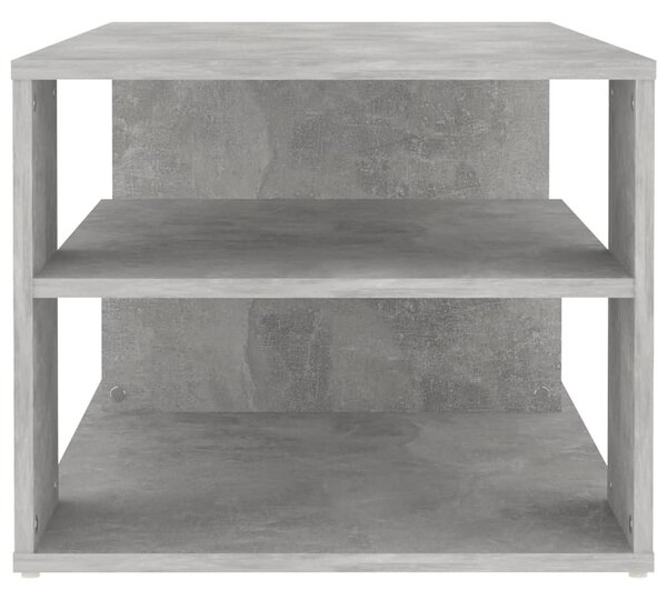 Betonszürke szerelt fa dohányzóasztal 100 x 50 x 40 cm