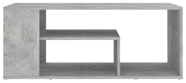 Betonszürke szerelt fa dohányzóasztal 100 x 50 x 40 cm