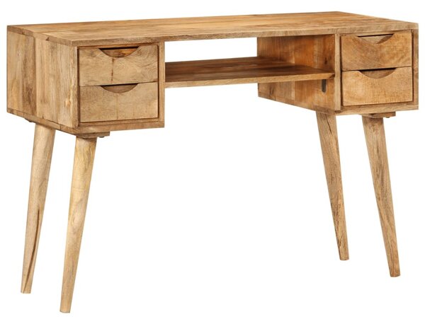 Tömör mangófa íróasztal fiókokkal 110 x 47 x 76 cm