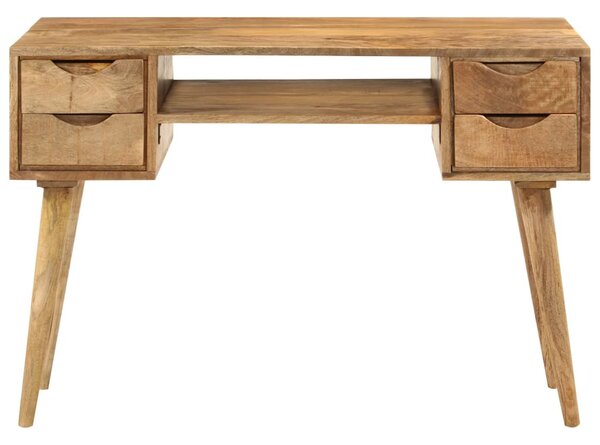 Tömör mangófa íróasztal fiókokkal 110 x 47 x 76 cm