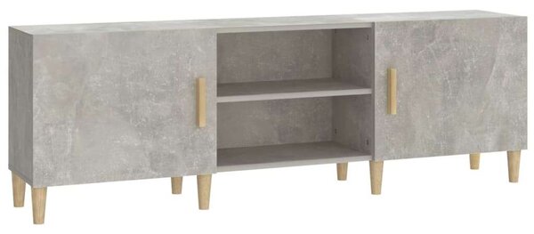 Modern TV-szekrény - Betonszürke - 150cm