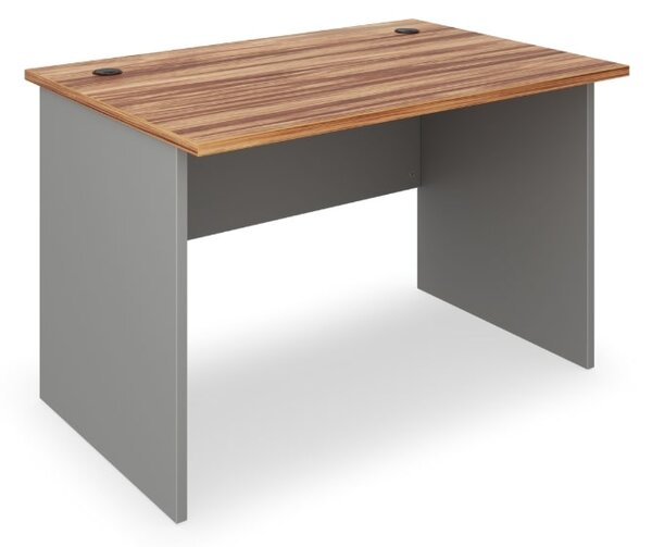 SimpleOffice asztal 120 x 80 cm, dió / szürke