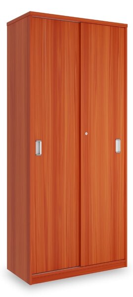 SimpleOffice magas szekrény 80 x 40 x 180 cm, cseresznye