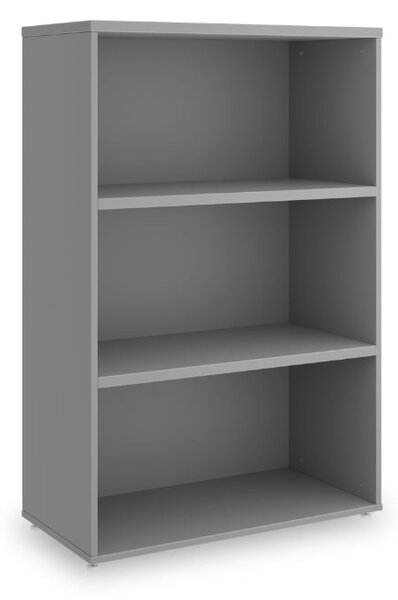 SimpleOffice közepes szekrény 80 x 40 x 120 cm, szürke