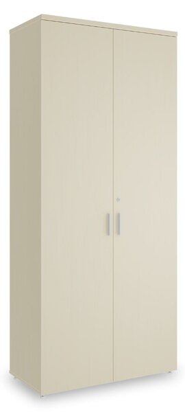 SimpleOffice magas szekrény 80 x 40 x 180 cm, nyír