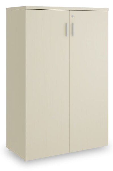 SimpleOffice közepes szekrény 80 x 40 x 120 cm, nyír