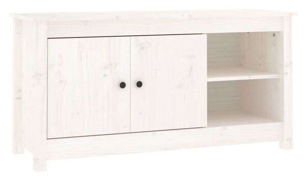 VidaXL Fehér Fenyőfa TV Szekrény - 103x36,5x52 cm