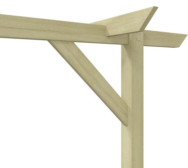 Fa kerti pergola 410 x 40 x 203 cm