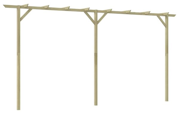 Fa kerti pergola 410 x 40 x 203 cm