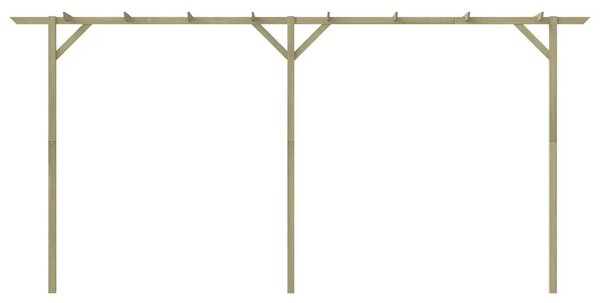 Fa kerti pergola 410 x 40 x 203 cm