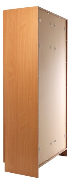Visio fa szekrény, 90 x 45 x 185 cm, hengerzár, bükkfa