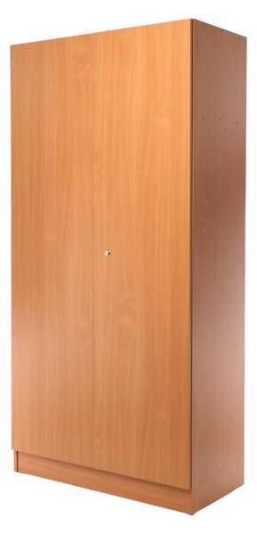 Visio fa szekrény, 90 x 45 x 185 cm, hengerzár, bükkfa