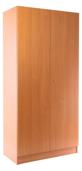 Visio fa szekrény, 90 x 45 x 185 cm, hengerzár, bükkfa