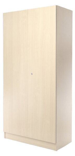Visio fa szekrény, 90 x 45 x 185 cm, hengerzár, juhar