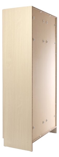 Visio fa szekrény, 90 x 45 x 185 cm, hengerzár, juhar