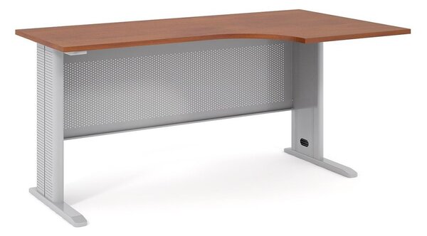 Impress ergonomikus asztal 160 x 90 cm, jobb, körte