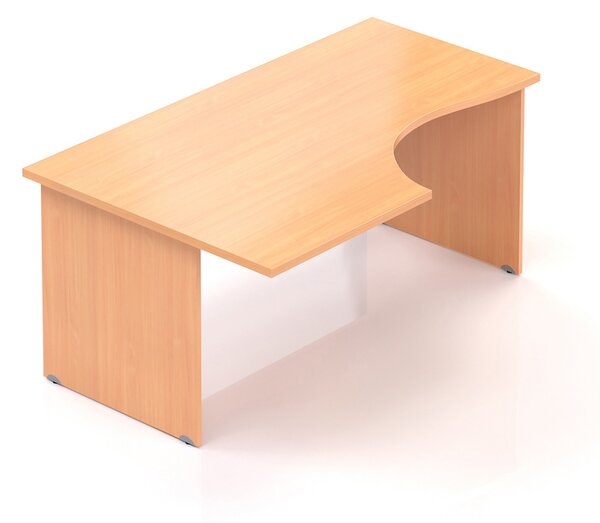 Visio ergonomikus asztal 160 x 100 cm, bal, bükkfa