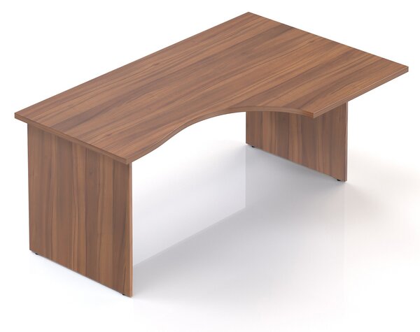 Visio ergonomikus asztal 160 x 100 cm, jobb, dió