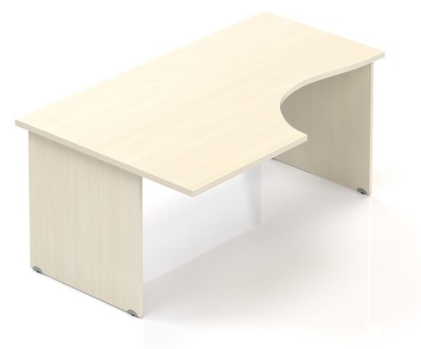 Visio ergonomikus asztal 160 x 100 cm, bal, juhar