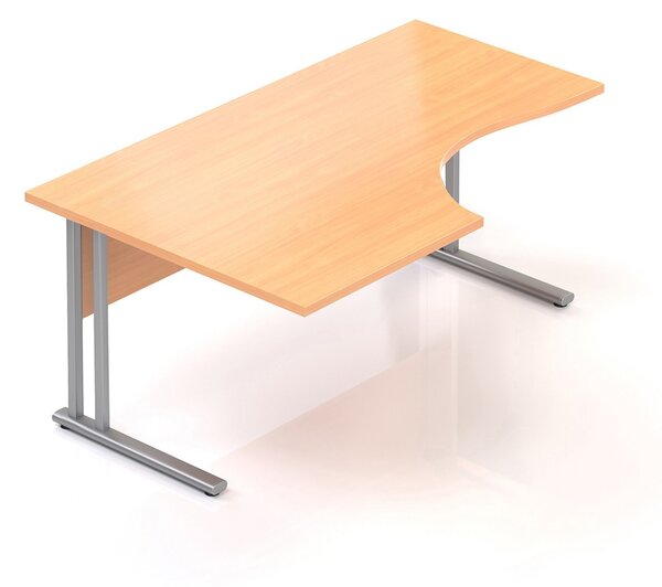 Visio ergonomikus asztal 160 x 100 cm, bal, bükkfa