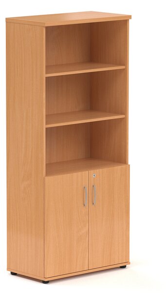 Visio magas szekrény 80 x 38,5 x 183,5 cm, bükkfa