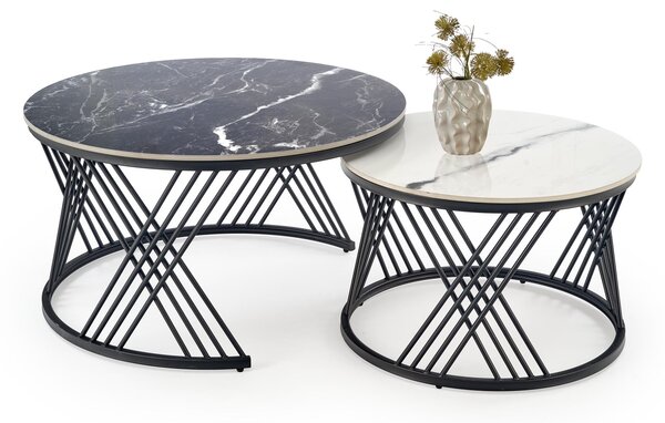 Flamingo két darabos dohányzóasztal szett