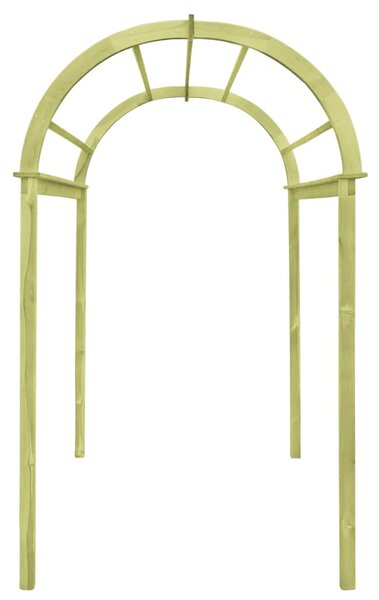 Impregnált fenyőfa rácsos boltív 125 x 150 x 235 cm